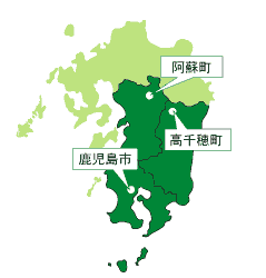 九州の地図